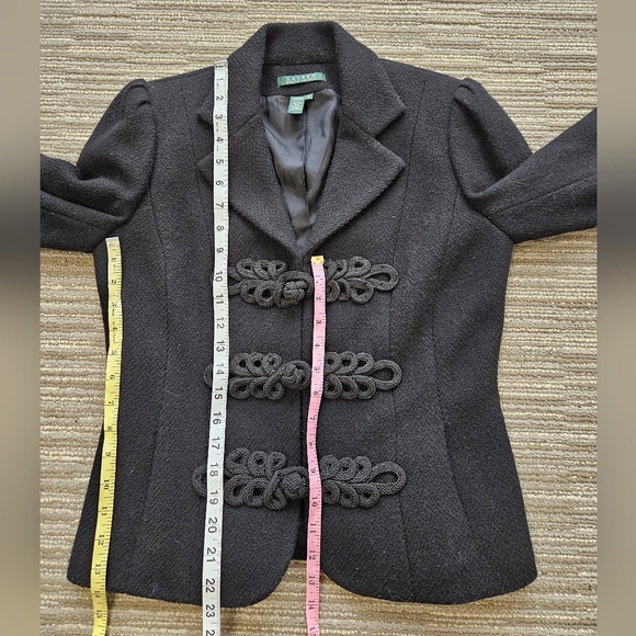 LAUREN RL Black Embroidered Blazer - Picture 12 of 14